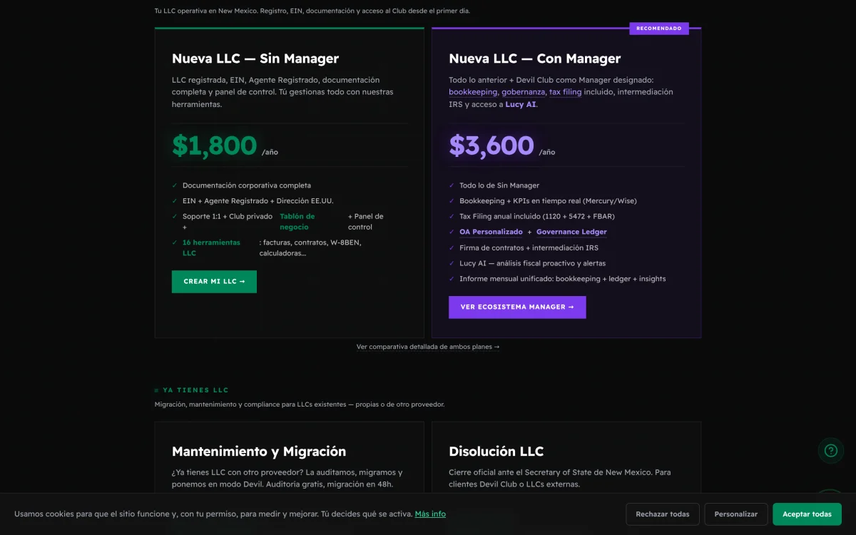 Services and pricing: public catalog